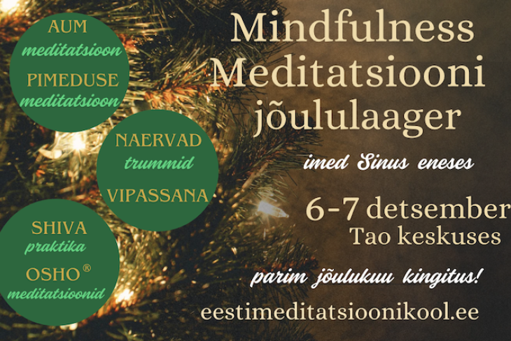 MINDFULNESS JA MEDITATSIOONI JÕULULAAGER